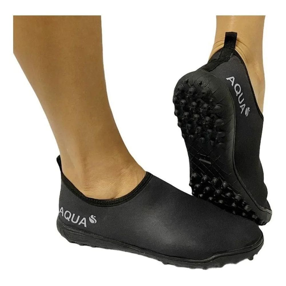 2X Sapatilha Neoprene Esportes Aquaticos, Praia, Camping, Pe