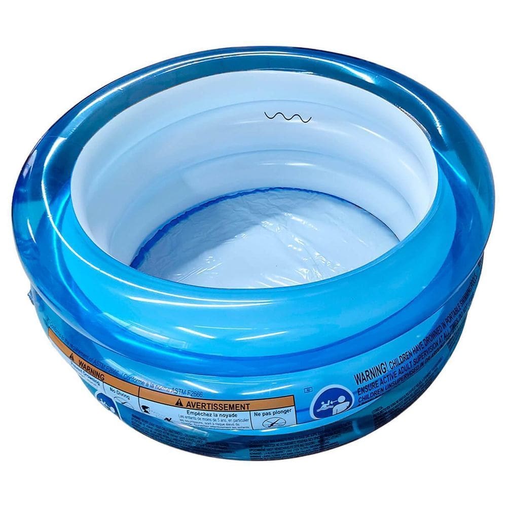 Piscina Infantil Inflável 80 Litros Azul Para Bebê