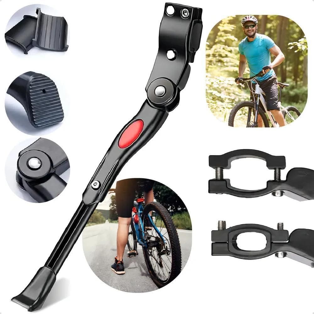 2X Casasonho Descanso Pezinho Lateral Bicicleta Com Regulage