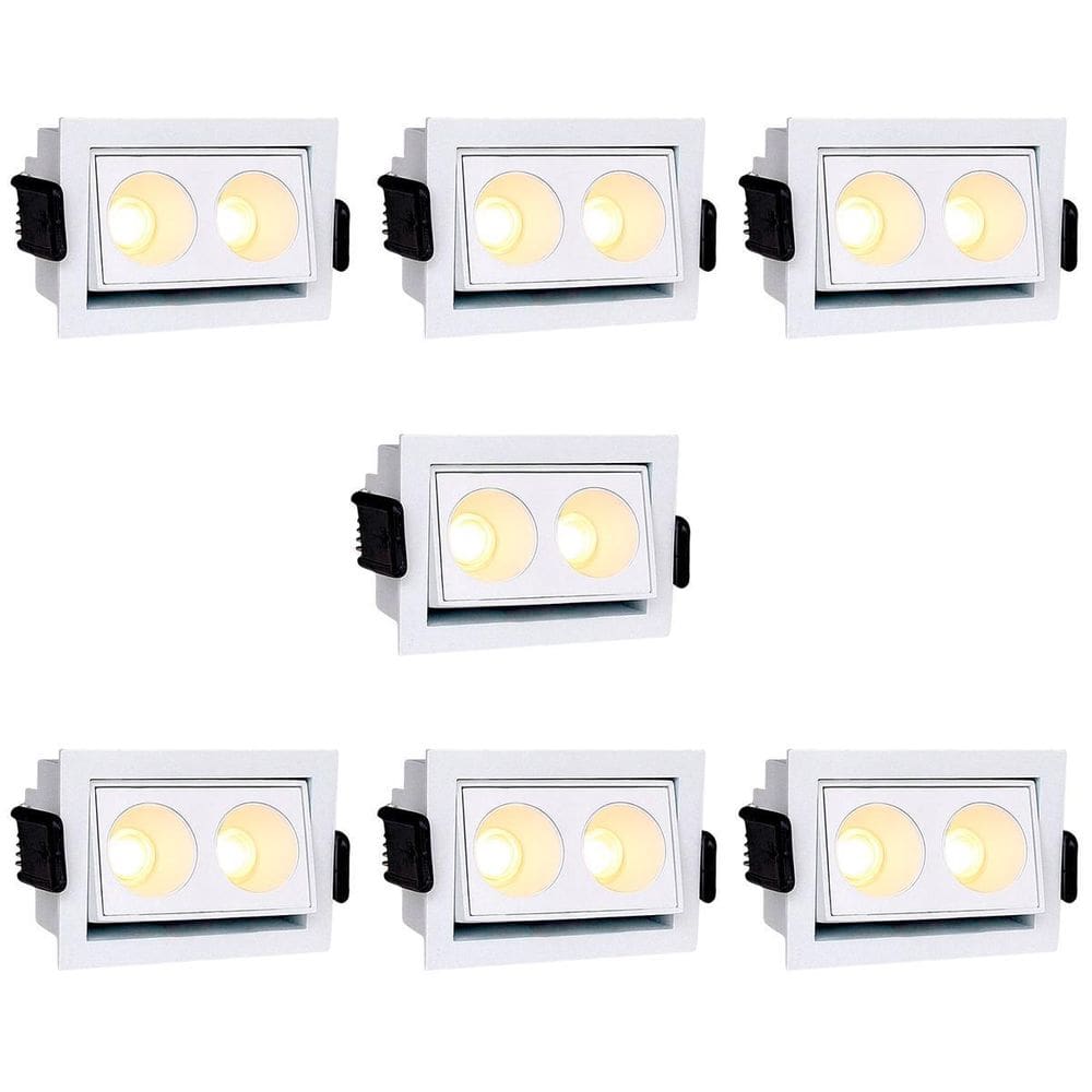 7 Mini Spot Downlight Embutir Led Foco Móvel Pontual Bet94