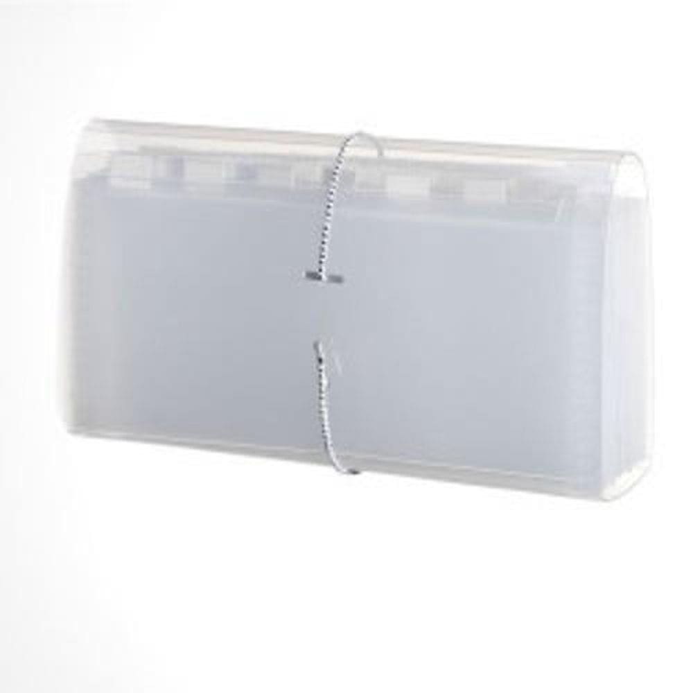 Pasta Plascony Sanfonada Cheque 31 Divisórias Transparente