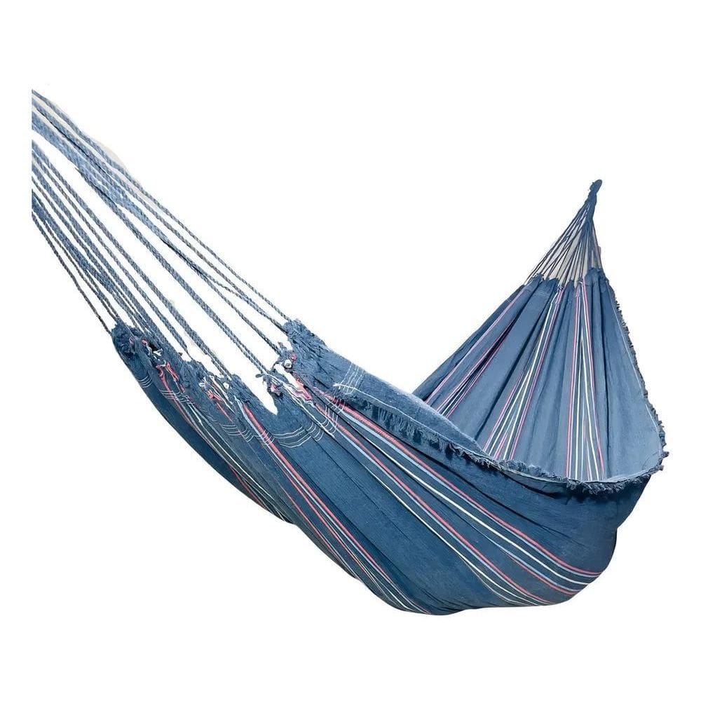 2X Rede De Dormir Descanso Solteiro Luxo Artesanal Reforçada