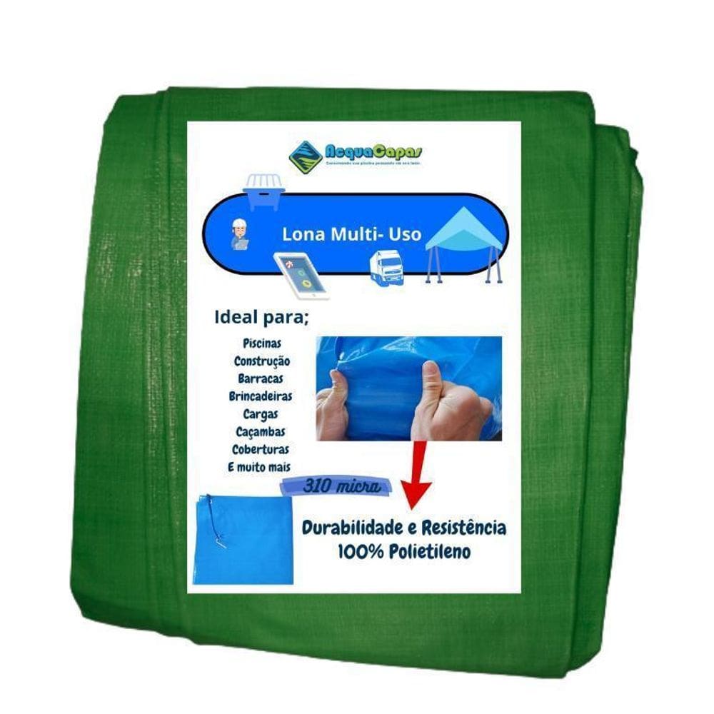 Lona Polietileno 12X10 Grossa 300 Micras Multiuso