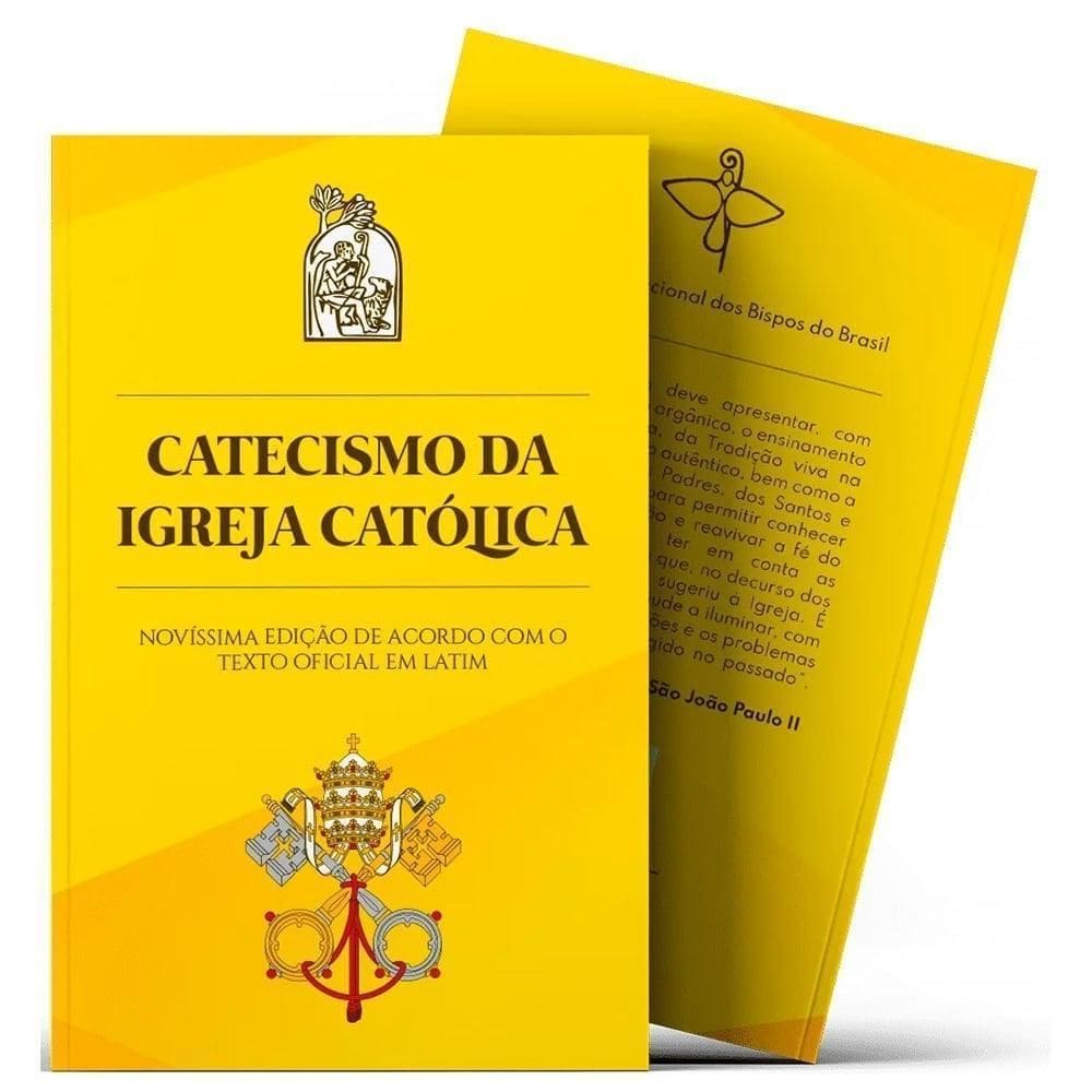 Livro Catecismo Igreja Católica Nova Capa E Edição Grande