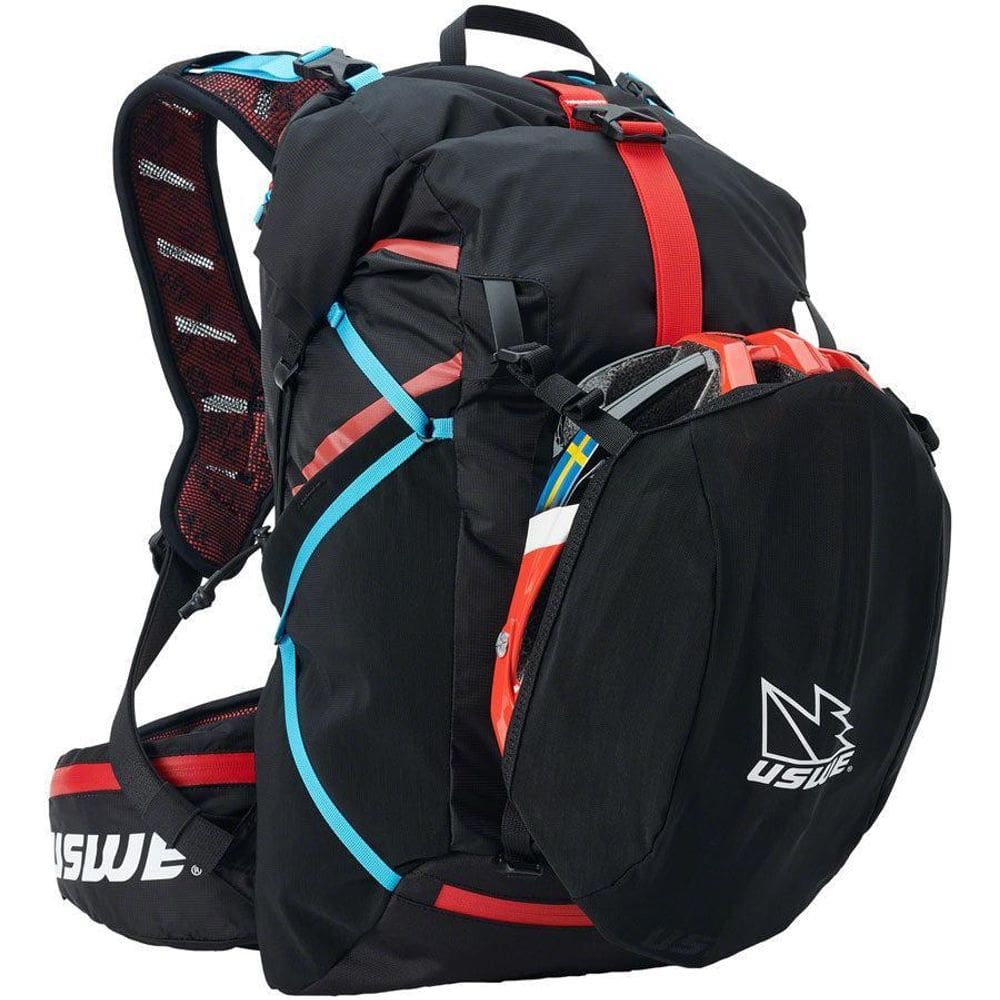 Mochila Uswe Hajker 18L - Preto / Vermelho