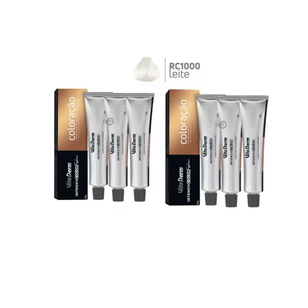 Coloraçao Intensive Color 6 Unidades Rc 1000 Vita Derm