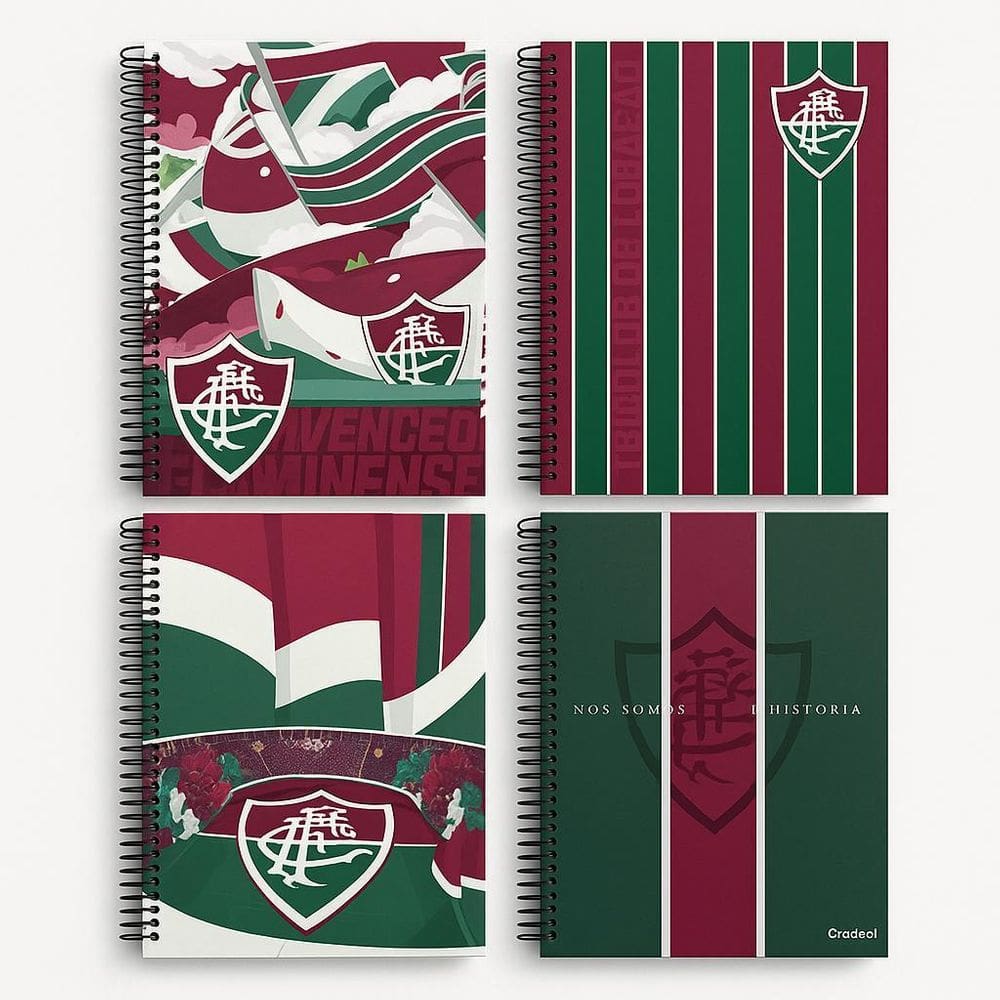 Caderno Universitario 10M 160Fls Fluminense