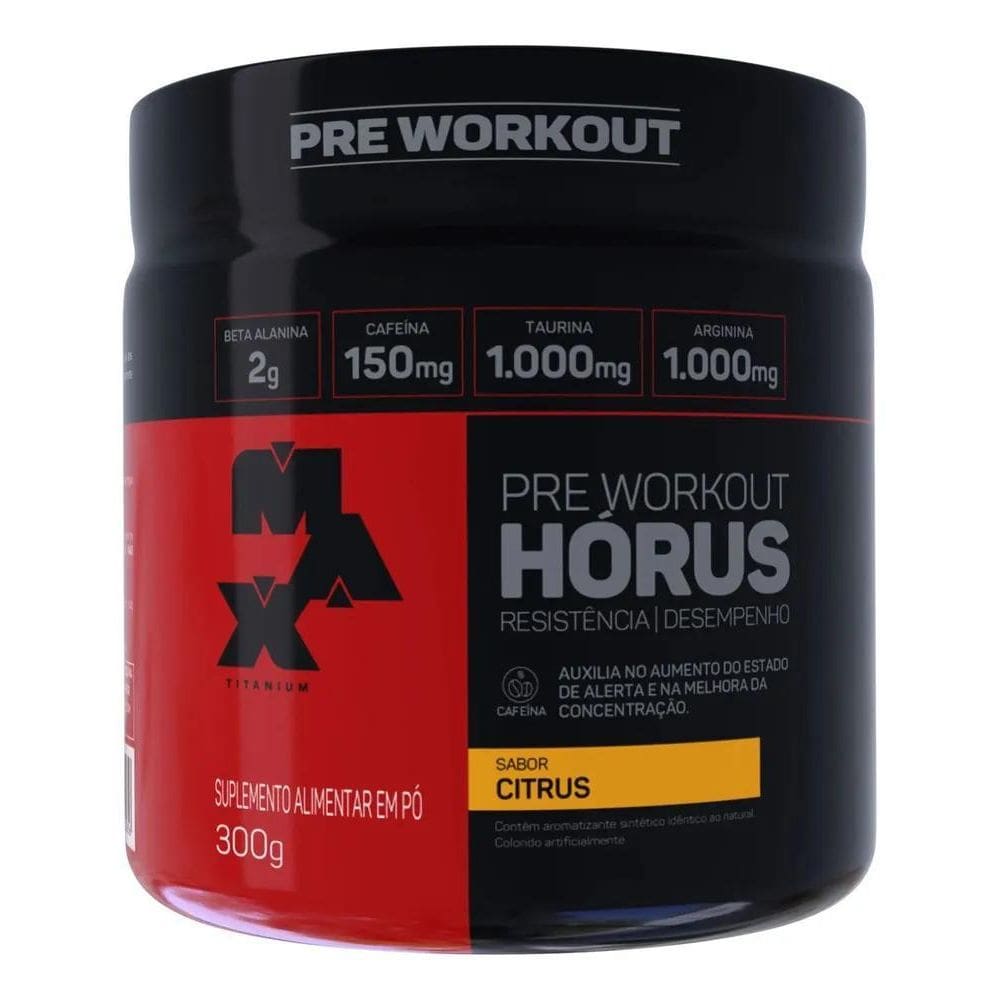 2X Suplemento Em Pó Max Titanium Carboidratos Sabor Citrus E