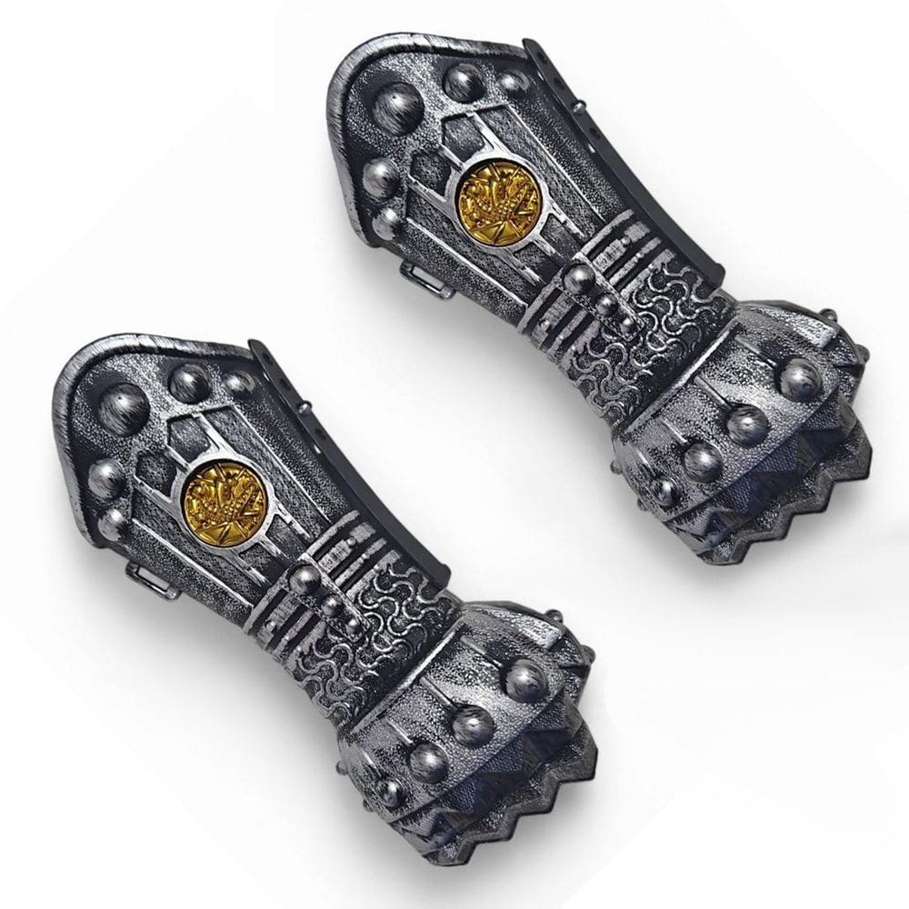 Kit 2 Manopla De Combate Luva Escudo Luta Medieval Jr0952