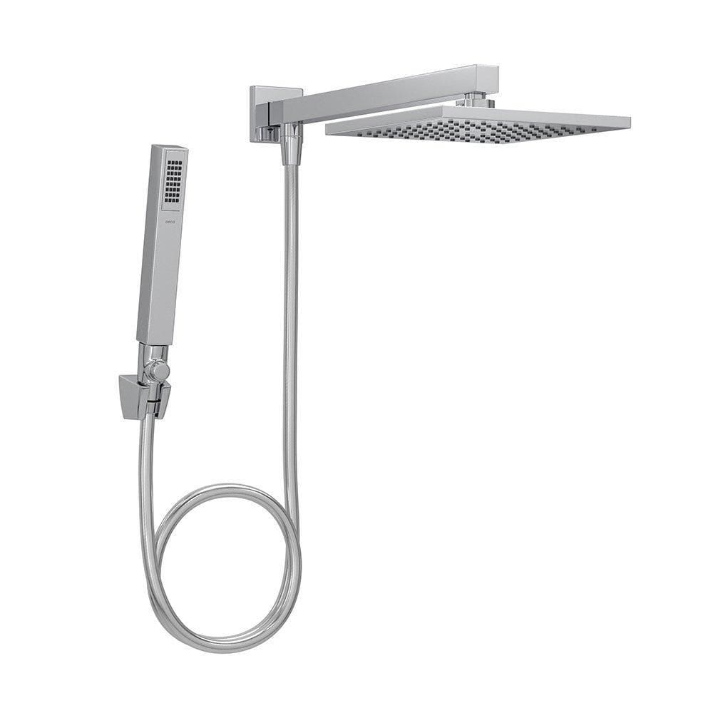Chuveiro Deca Quadrado  Parede Desviador Cromado