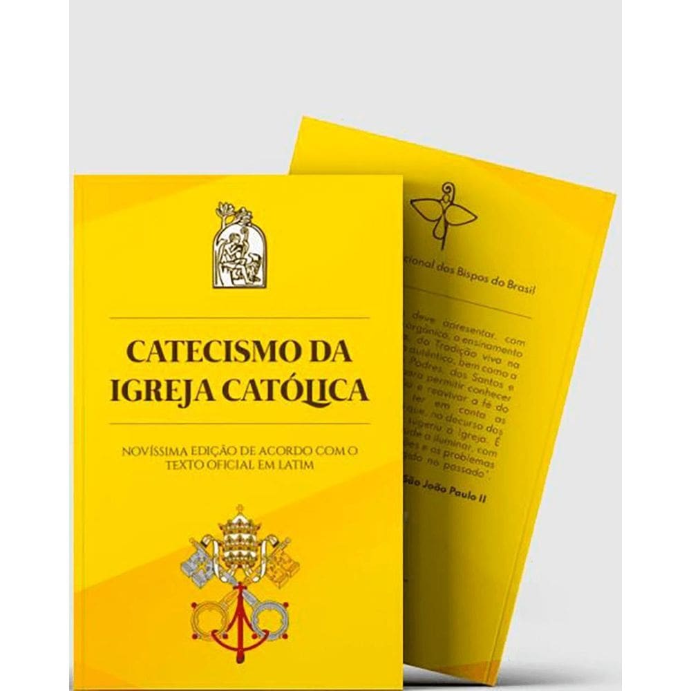 Livro Catecismo Igreja Católica Nova Capa E Edição Bolso