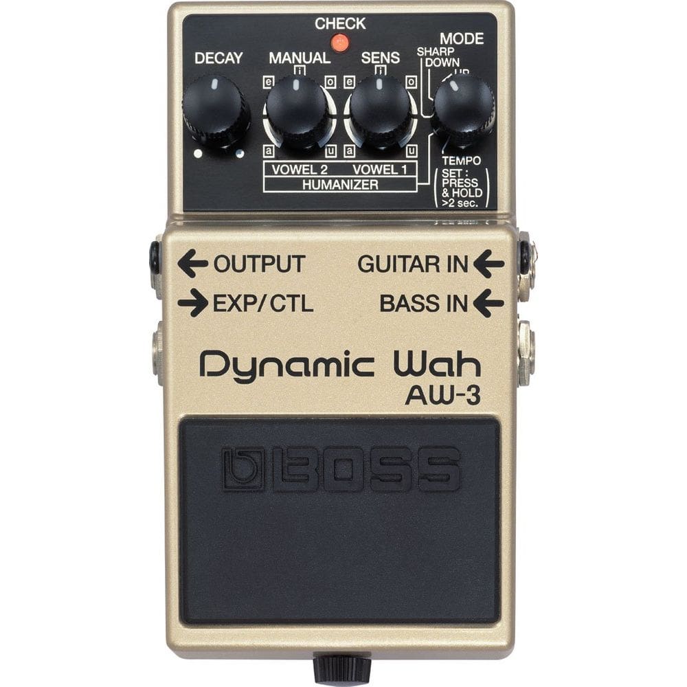 Pedal de efeito BOSS AW-3 Dynamic Wah para guitarra e baixo