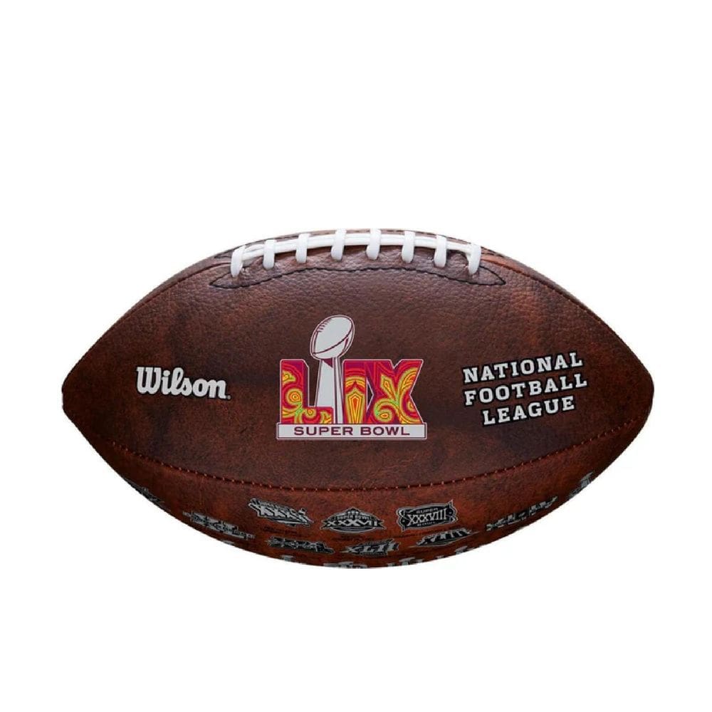 Bola De Futebol Americano Wilson Nfl Super Bowl Lix