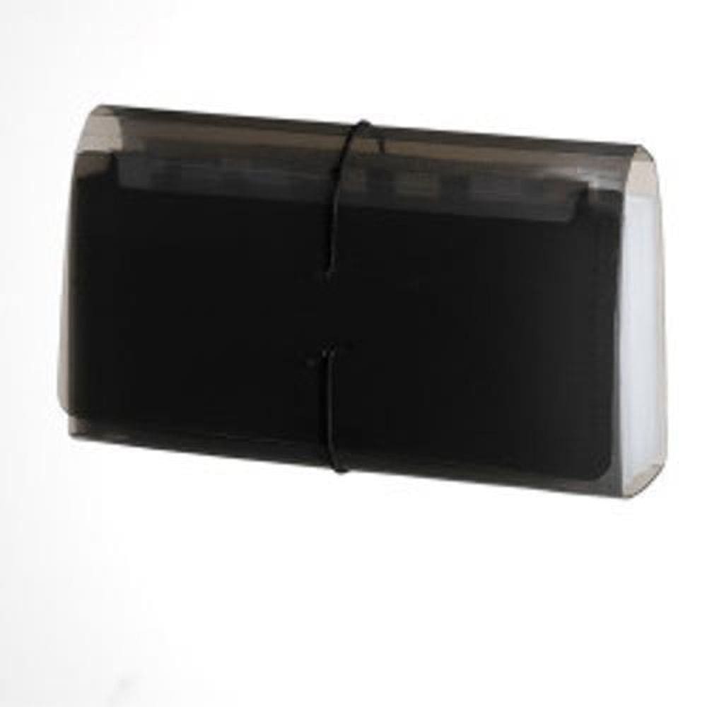 Pasta Plascony Sanfonada Cheque Ofício 31 Divisórias Fume