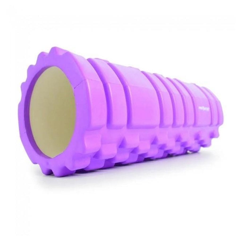 Rolo De Massagem Miofascial - Cor: Roxa 44Cm Comprimento