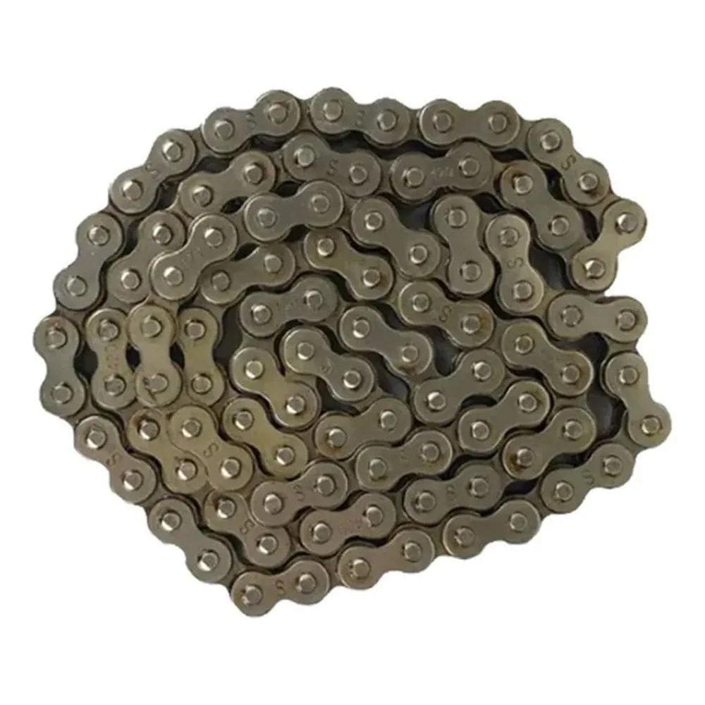 2X Corrente Para Bicicleta Motorizada Kit Motor 80Cc Cinza