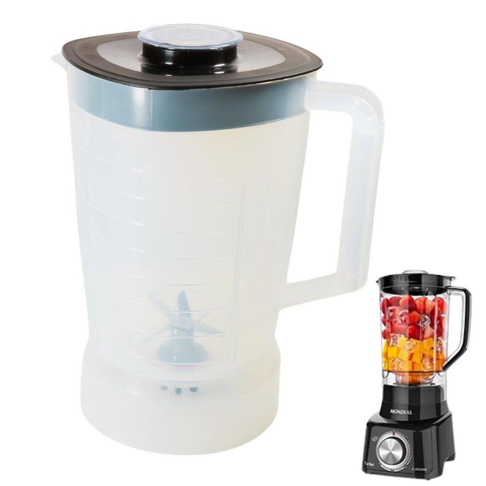 Copo Jarra Para Liquidificador Mondial L850W Inquebrável