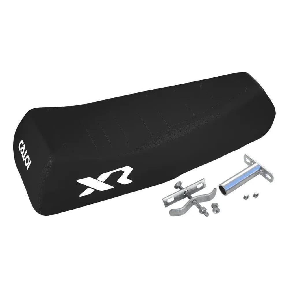 2X Banco Mobilete Bikelete Caloi Xr + Presilha + Canote Pret
