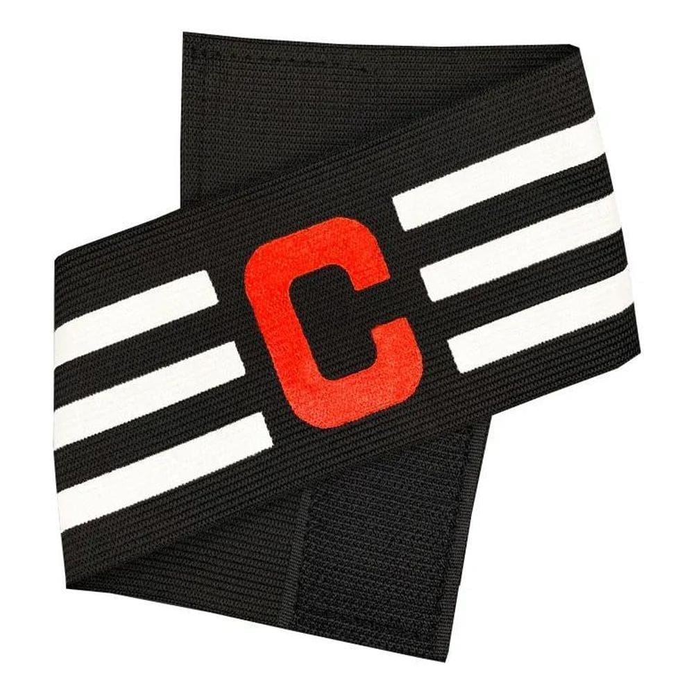 2X Faixa Braçadeira De Capitão Cor Preta Futebol Estilo Bole