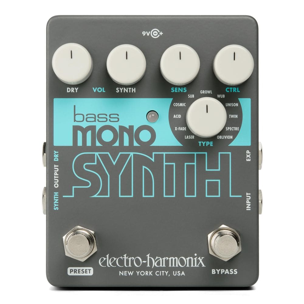 Pedal de sintetizador de baixo Electro-Harmonix Bass Mono Synth