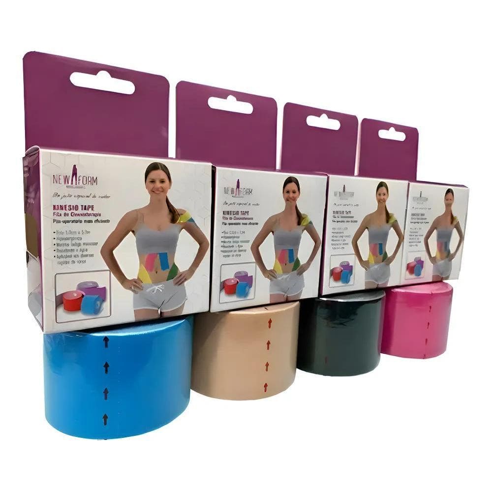 Fita Kinesio Tape Bandagem Elástica Adesivo Sports New Form