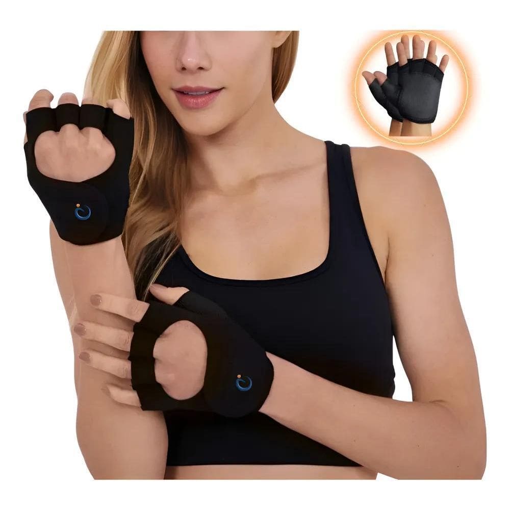 Luva Musculação Em Neoprene Materal De Alta Qualidade Preto