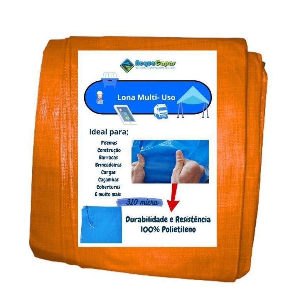 Lona Polietileno 4X4 Grossa 300 Micras Multiuso Impermeável