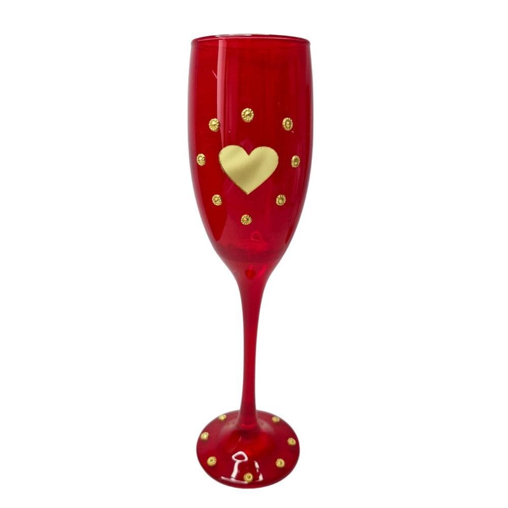 Taça Vidro Casamento Noivos Presente Amor