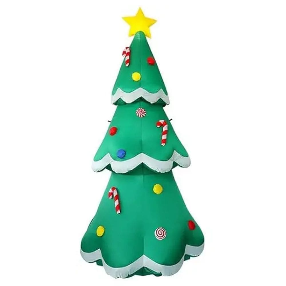 Arvore Natal Inflavel Enfeite Natalino Grande Decoraçao Loja Comercio Casa Shopping Festa Hall de Entrada Fim de Ano