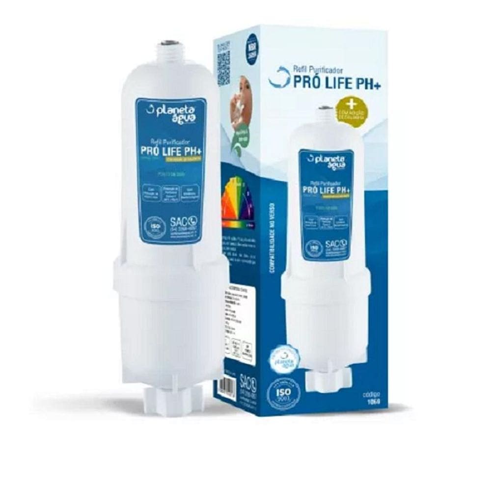 Refil Pró Life Ph+ Para Purificadores Soft By Eversoft