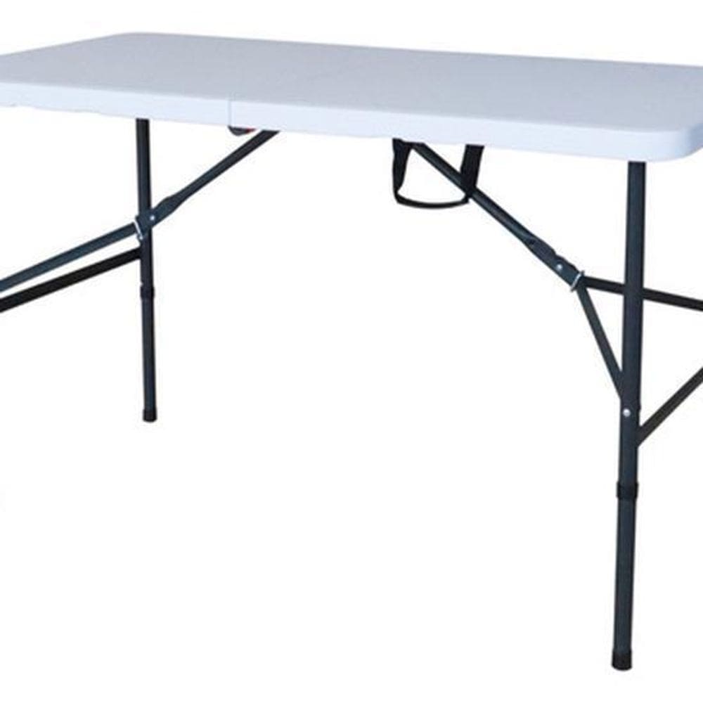 Mesa Maleta Dobrável Jardim E Varanda 74X124X60Cm Plástico