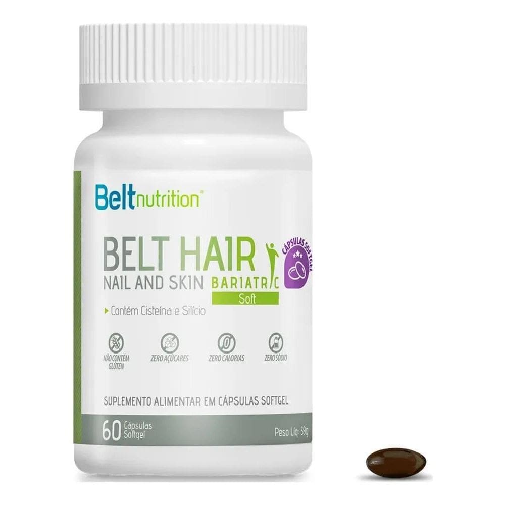 2X Belt Hair Nail And Skin Bariatric Soft Sabor Sem Sabor