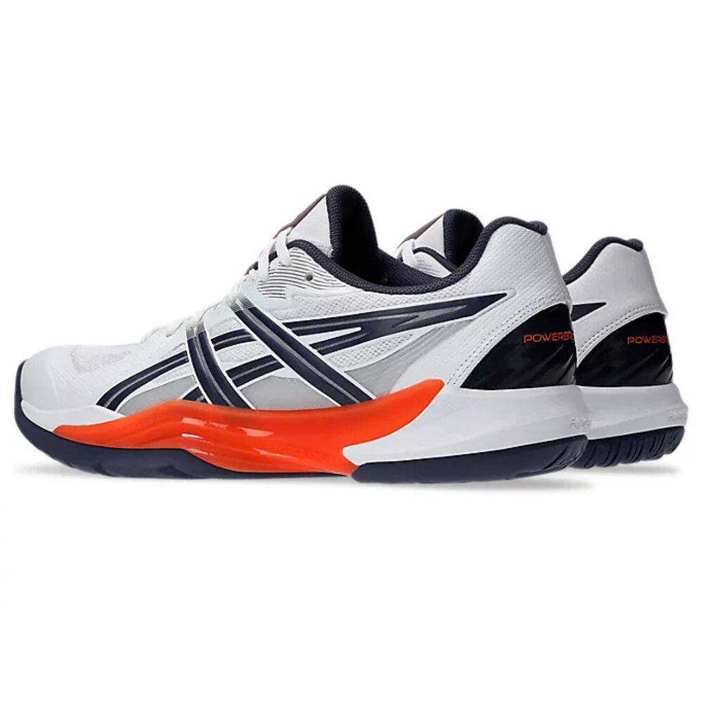 Tênis ASICS Powerbreak FF Masculino - Branco+Laranja | Extra