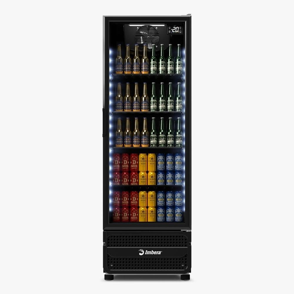 Cervejeira Imbera 393 Litros Porta De Vidro Full Black CCV290-220V