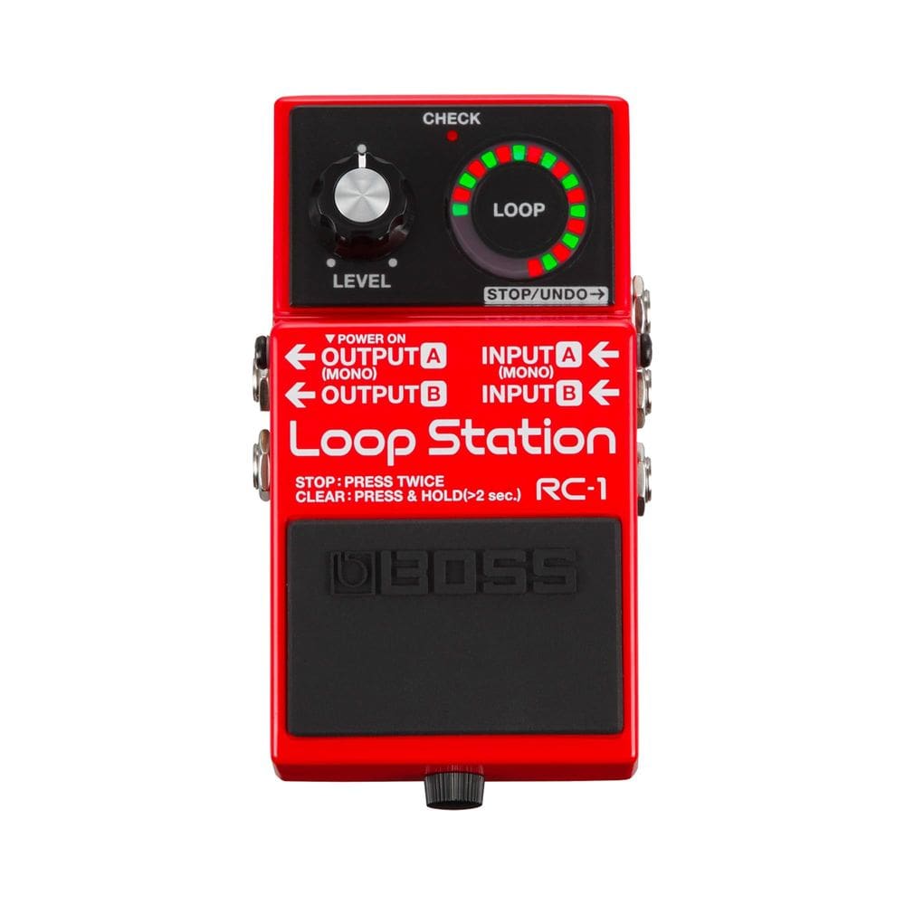 Pedal de loop estéreo Loop Station BOSS RC-1 com pedal