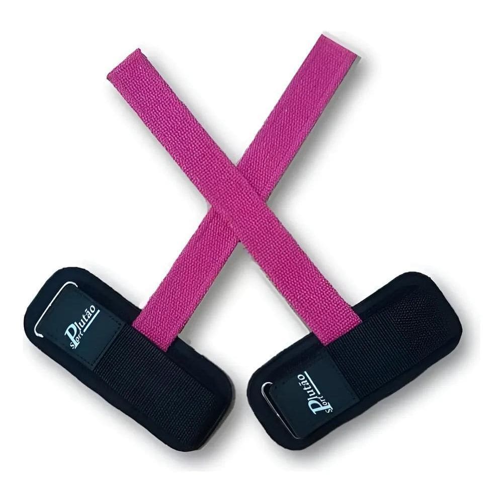 Straps Com Munhequeira, Musculação, Academia Profissiona Ros