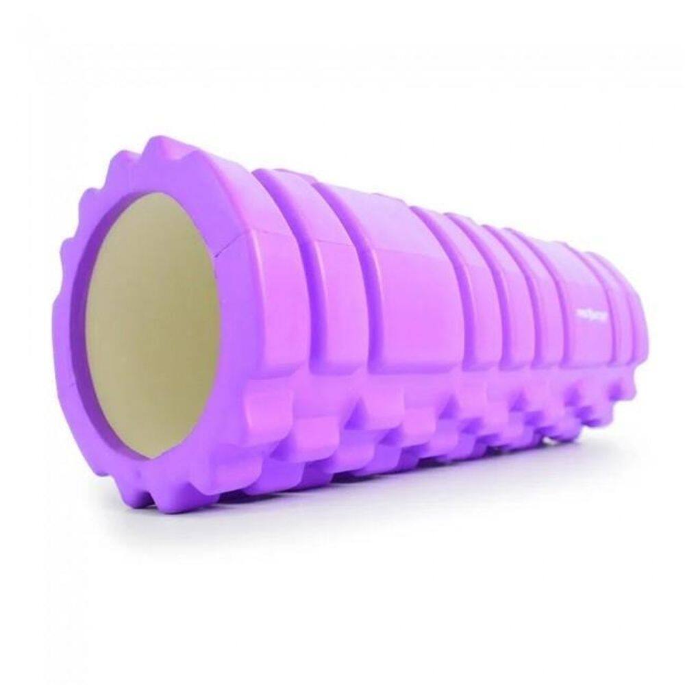 Rolo De Massagem Miofascial - Cor: Roxa  44Cm Comprimento