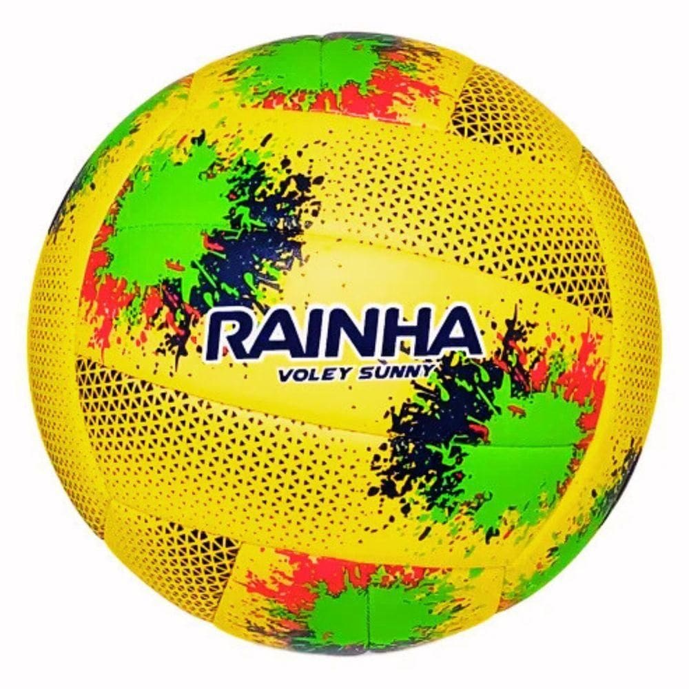 Bola De Vôlei Rainha Sunny Amarelo + Preto Tamanho:único