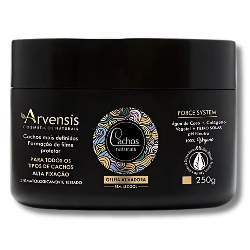 Geleia Ativadora Arvensis Cachos Naturais Alta Fixação 250g