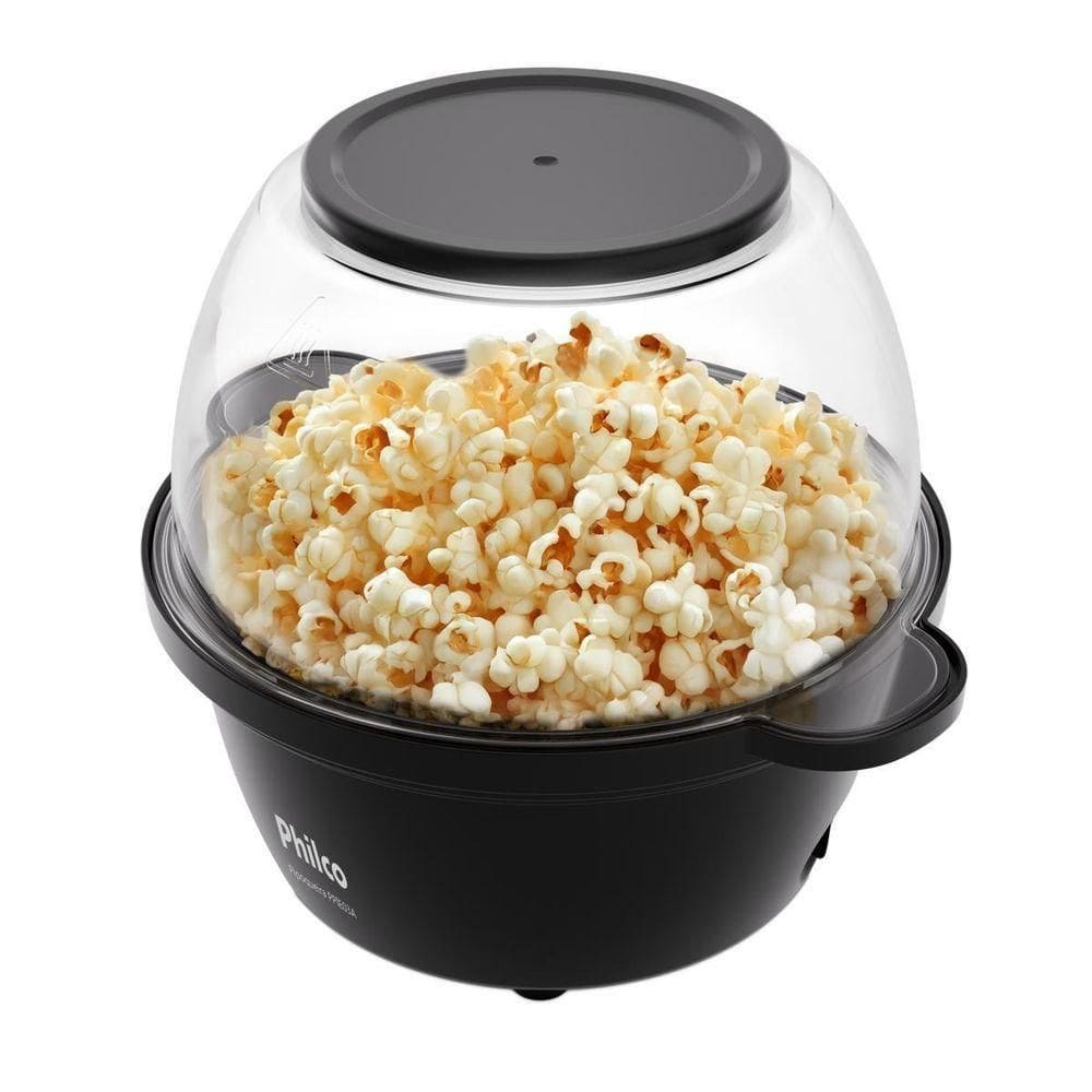Pipoqueira Elétrica Philco 2 em 1 Antiaderente 65g PPIE03A 220V