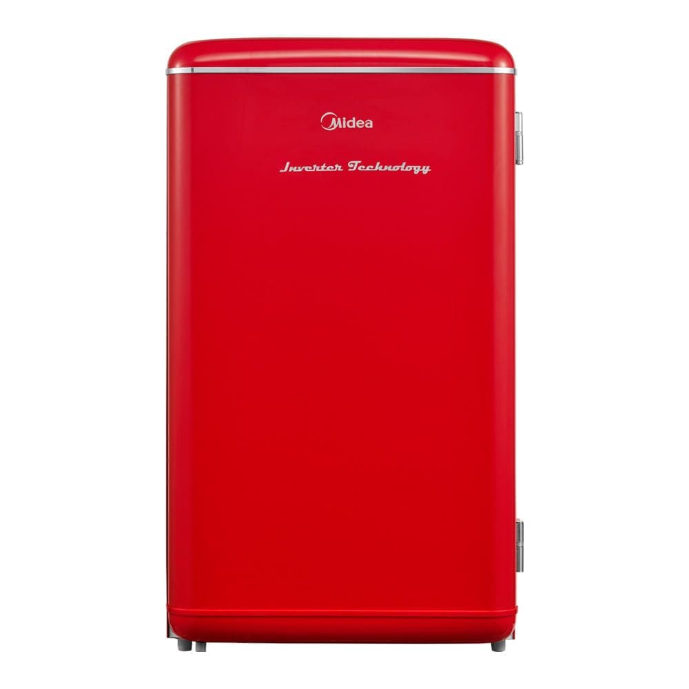 Frigobar Retrô Vermelho 93L Inverter Bivolt Midea