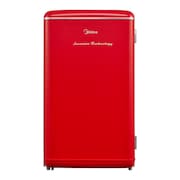 Frigobar Retrô Vermelho 93L Inverter Bivolt Midea
