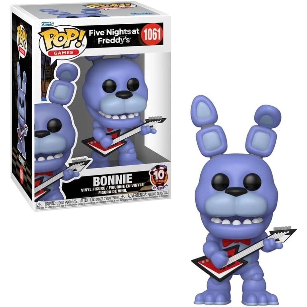 Funko Pop Games Bonnie 1061 Com Guitarra Five Nights At Freddys