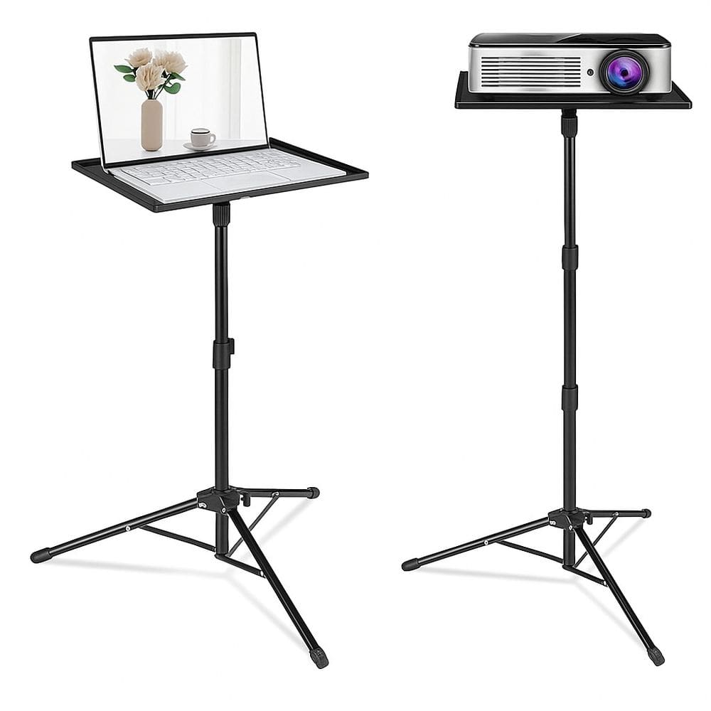 Suporte Tripé Altura Ajustável Lorben para Projetor Notebook Capacidade até 20 Kg
