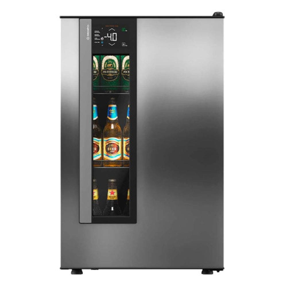Cervejeira Beer Maxx One Inverter 114L 1 Porta Digital VN12TPI Inox MetalFrio