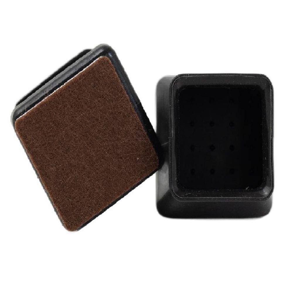 16 Protetor Feltro Para Pé De Cadeia Pezinho Feltro Quadrado