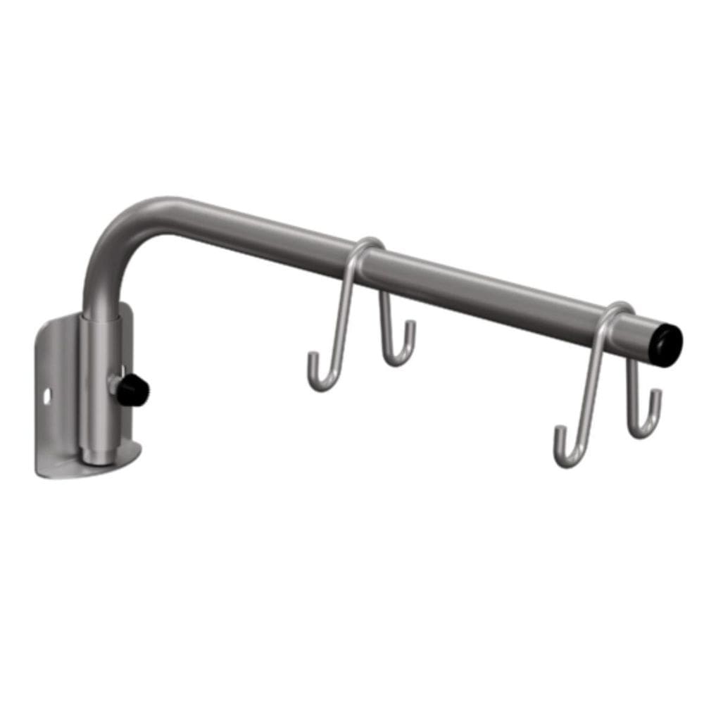 Suporte Para Soro Articulado De Parede Inox - 32Cm