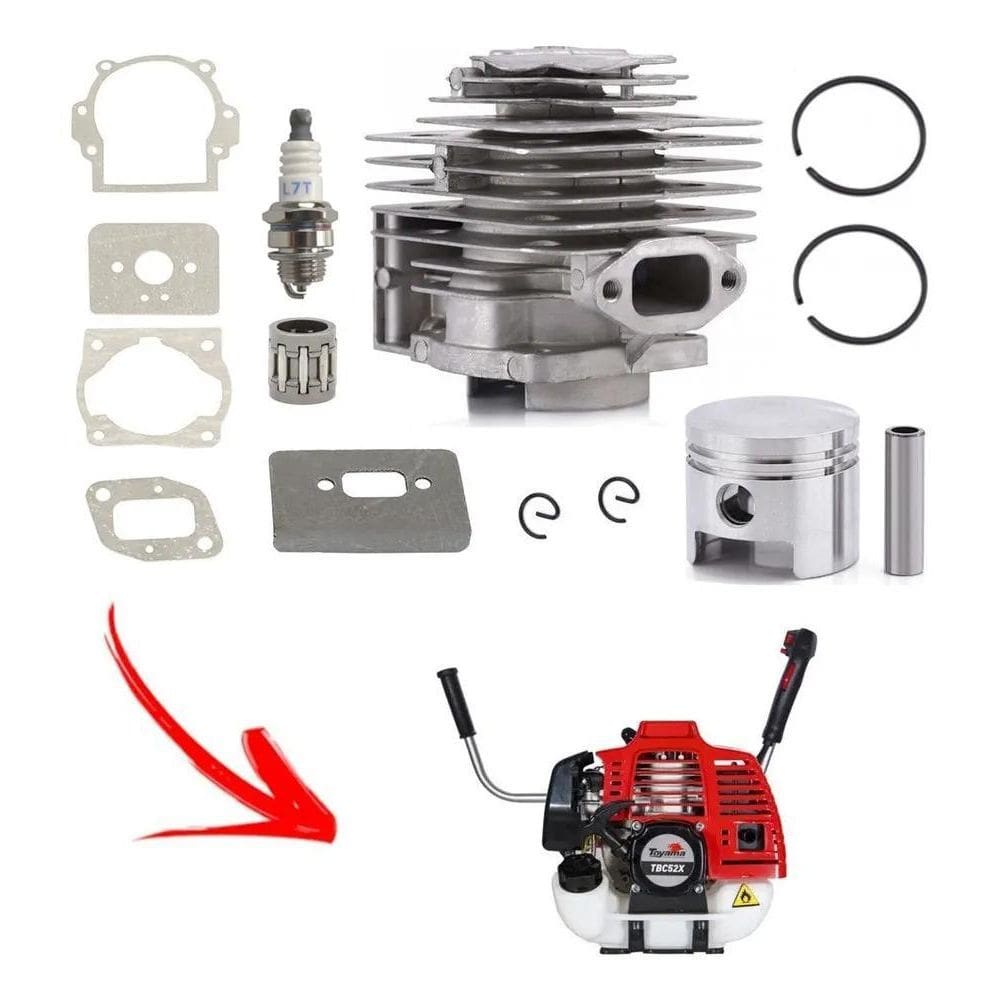 2X Cilindro Pistão Juntas Roçadeira Toyama 52Cc Tbc52X Tbc52
