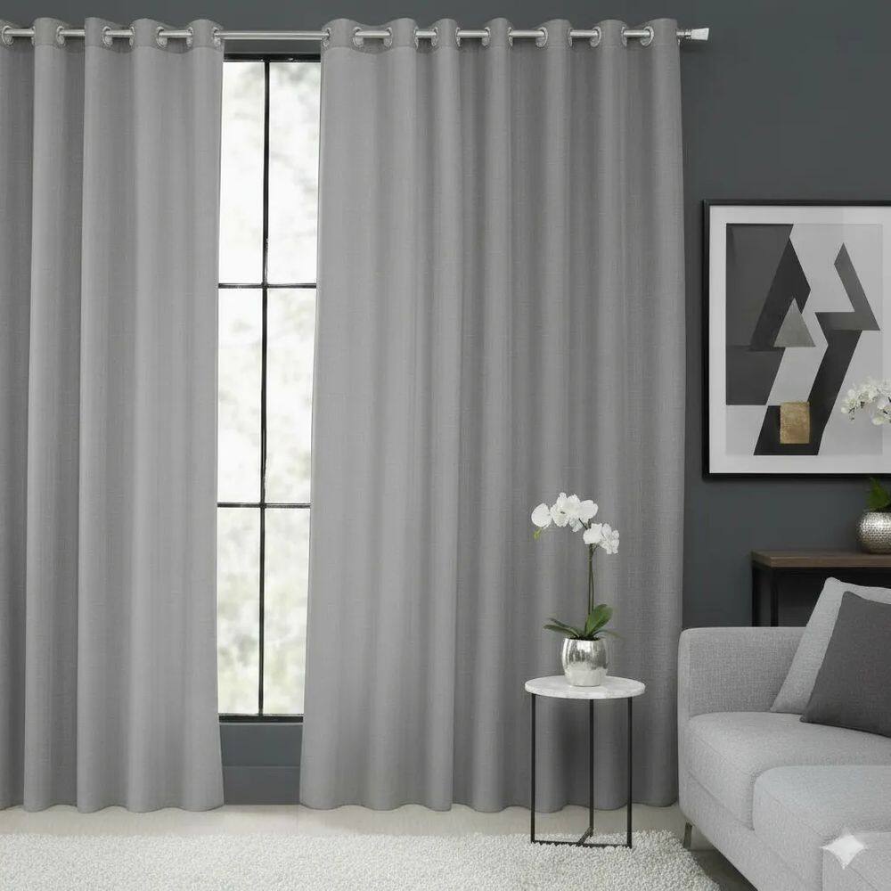 Cortina Eclipse Lisa 2,80m x 1,80m Forro Corta Luz 100% PVC - Taty Decor