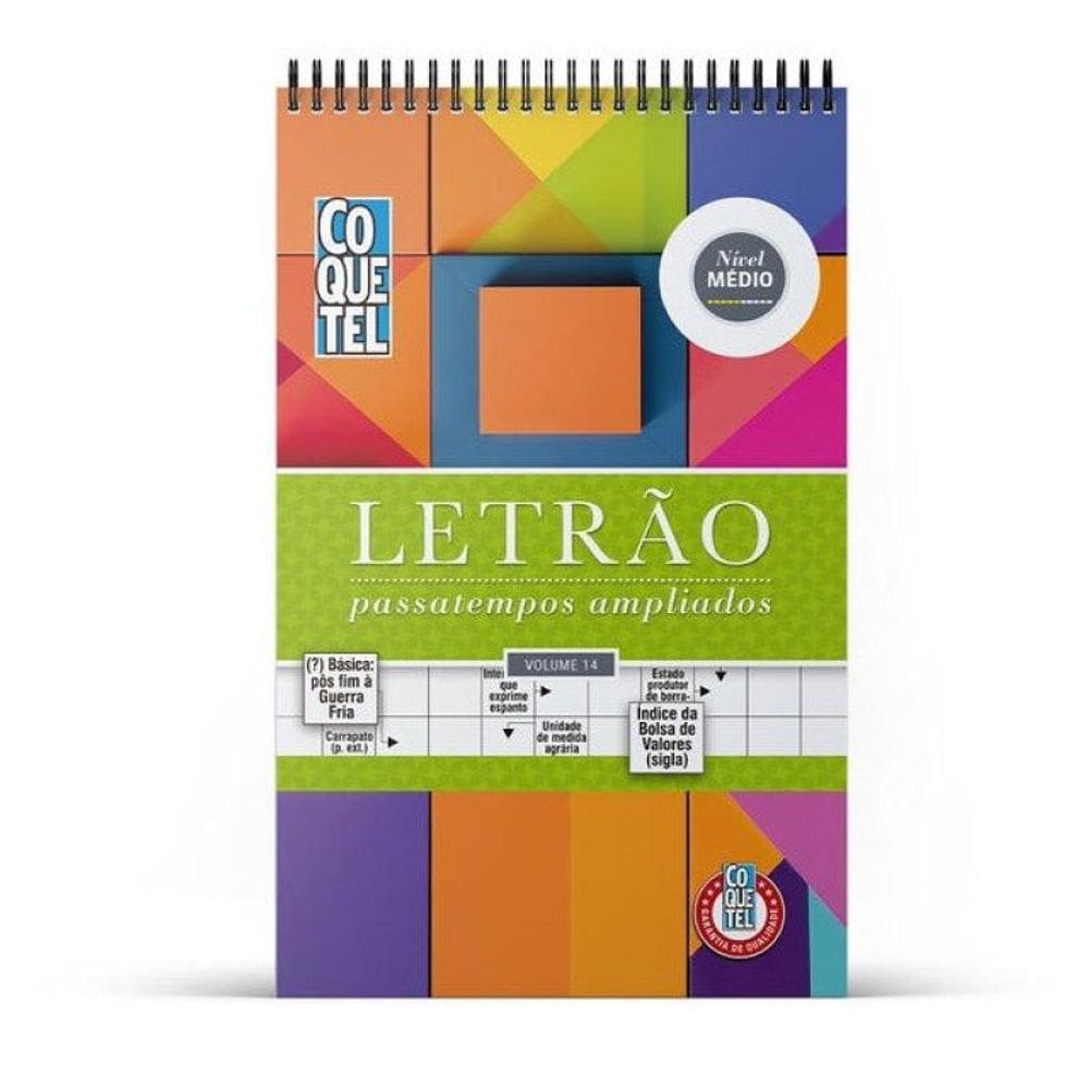 Livro Coquetel Espiral Letrão Vol. 14: Nível Médio